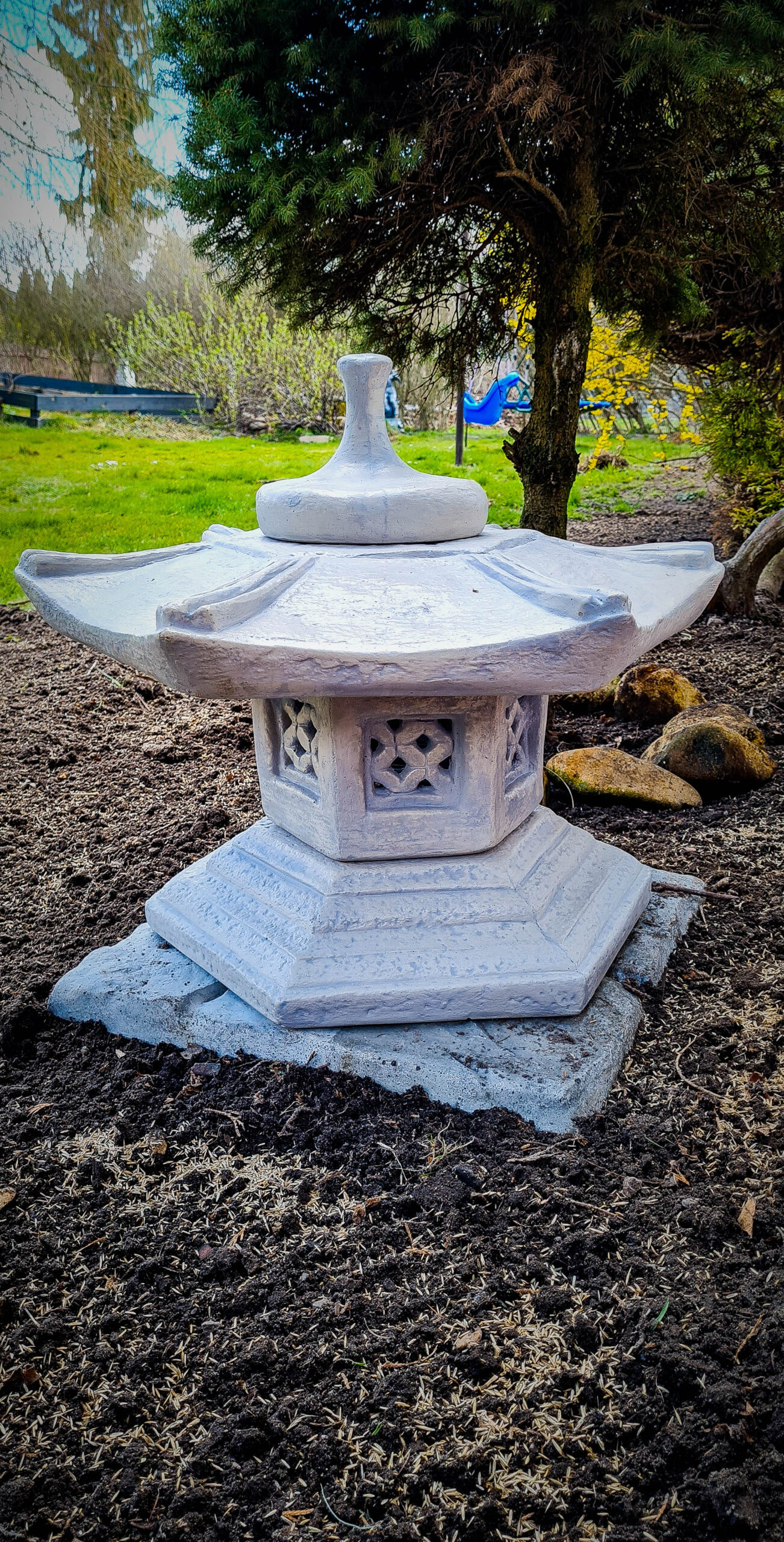 Lampa ogrodowa Pagoda Nikiri mała - obrazek 2